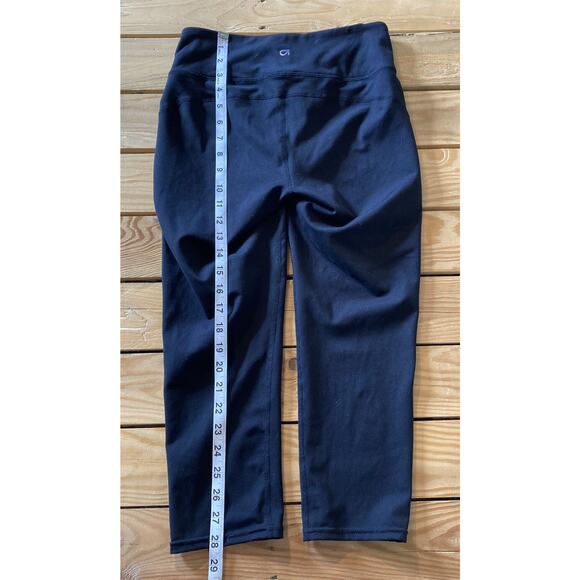 Gap Fit Athletic Cropped Leggings Pants Size Small Women’s Black High Waisted - Picture 5 of 7